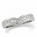 14K Platinum Diamond Band - 0.75 Ct.