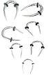 316L Surgical Stainless Steel Tribal Plug, 4g - Sold as a Pair