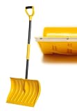 Erapro HD-4ME 18-Inch Poly Blade With Metal Edge Heavy Duty Combo Snow Shovel With 36-Inch Lacquered Hardwood Shaft Cushion Shaft Grip