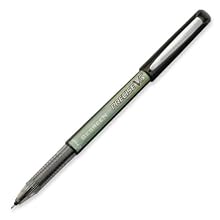 Pilot Precise V5 BeGreen Rolling Ball Pens, Extra Fine Point, Black Ink, Dozen Box (26300)