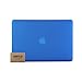 GMYLE(R) Hard Case Frosted for MacBook Air 11 inch - Blue 4 in 1 Rubberized (Rubber Coated) Hard Case Cover - Soft Sleeve Bag and Silicon Keyboard Protector - Clear LCD Screen Protector