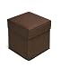 Badger Basket Folding Storage Seat, Brown