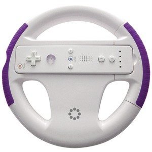 Memorex Purple Racing Wheel for Wii