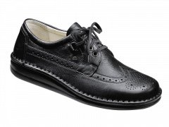 FinnComfort Halbschuh York Schwarz - Größe 