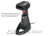POS-X Xi3000 Xi3000 Scanner, Color: Black with Cable, Cradle, and Software CD, USB Interface, Color:
