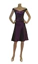 Cocktailkleid / Abendkleid, zweiteilig, lila