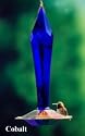 Schrodt FGHF-R Ruby Faceted Glass Hummingbird Feeder