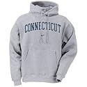 Nike Connecticut Huskies (UConn) Ash Classic Logo Hoody Sweatshirt