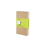 Cahier Plain Pocket Journal: Pack (Brown)by Moleskine