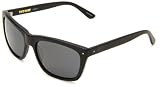 Sabre The Dude SV10-7-1 Rectangular Sunglasses,Matte Black Frame/Grey Lens,One Size
