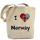 I Love Norway Canvas Bag