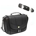 Premium Slim Netbook Case for Acer Aspire One and ASUS Eee PC 8.9-Inch Netbooks - Includes 4-in-1 Memory Card Reader for Data Transfer