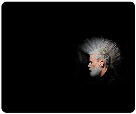 Mouse pads,(Black)9 X 7 X 0.12in,[Natural rubber,Precision Fabric]Personality Desings Gaming Mouse Pad,surface of the polyester£¬prevent deformation-Dj 8 Jean Paul Gaultier