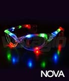 Lunettes lumineuses Nova LED Multi couleurs - Idéal pour vos soirées