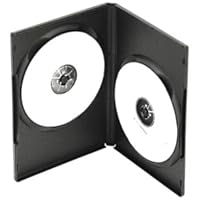 100 STANDARD Black Double DVD Cases