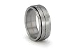 Stainless Steel Lady Spinner Ring