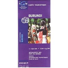 Carte routi�re : Burundi: Carte touristique. D�couverte des pays du monde. Routes. Informations touristiques. Plan de ville