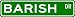 BARISH Street Sign ~ Personalized Family Lastname Sign ~ Gameroom, Basement, Garage Sign ** ALUMINUM