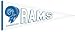 NFL St. Louis Rams Football Throwback Wool Pennant