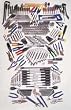Westward 3VB10 Tool Set, Master, 396pc