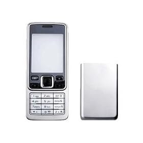 REPLACEMENT NOKIA 6300 SILVER FASCIA/COVER.INCLUDES FREE OPENING TOOL