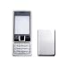 REPLACEMENT NOKIA 6300 SILVER FASCIA/COVER.INCLUDES FREE OPENING TOOL