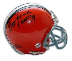 Ozzie Newsome Signed Browns Mini Helmet - HOF
