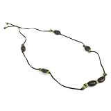 Tagua Nut, Cotton Cord Green Necklace Seeds of Change Necklace [Green] -Fair Trade Gifts