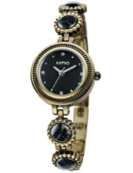 Korea Vintage Sapphire Black Bracelet Watches for Women