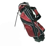 CONFIDENCE Black/Burgundy DELUXE Dual Strap Stand Bag