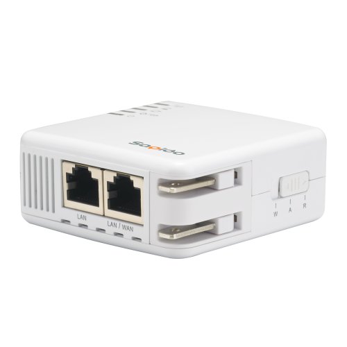 Sapido BRF70n Wireless-N Router with Built-in Power Adapter - AP, Wi-Fi AP, WISP, 2.4Ghz, 150Mpbs