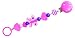 Playshoes Pacifier Chain Dummy Chain Butterfly (Pink)