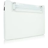 Case-Mate 13 Signature Sleeve MacBook Laptop Cover in Italian Leather over Form-Fit Shell, White (04425)