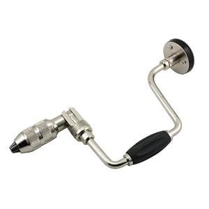 Robert Larson 10 Inch Swing Bit Brace with 3 Jaw Chuck by