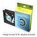 Vantec Thermoflow TF8025 80x80x25mm Double Ball Bearing Temperature Controlled Case Fan (Black)