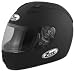 Zamp FJ-2 Full Face Motorcycle Helmet Matte Black L Image