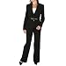 Petite Atelier Belted Single Breasted Pant Suit