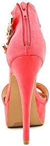 Famous Name Brand Norwood Women US 7.5 Pink Sandals