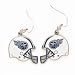 Tennessee Titans Enameled NFL Team Helmet Logo Dangle Earrings