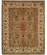 Natures Loom Rajpur Mughal Garden Olcr Olive/Creme 8' X 10' Area Rug