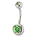 Lot of 10 Value Pack Assorted Stainless Steel Belly Button Ring Body Jewelry Piercing Ring BarBell Gift Set
