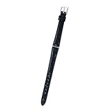 MILANZE ミランツェ レディースウォッチ皮革ベルト クロコダイル・腹(HM) 黒(ブラック) 12mm