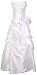 Strapless Taffeta Bridesmaid Prom Long Dress - L
