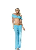 Sexy 3Pc Arabian Princess Belly Dancer Halloween Costume