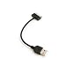 System-S 10cm USB kabel Daten- und Ladekabel Kurzkabel für Apple iPhone Classic 3G 3GS 4 iPod Mini Calssic Nano Touch Video 3G iPad