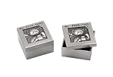 Baby's First Tooth & Curl Pewter Boxes with Free Engraving