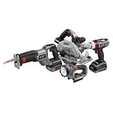 Porter Cable PCL418C-2R Tradesman 18V Li-ion Cordless 4-Piece Combo Kit