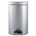 Brabantia Pedal Bin, 12litre, Matt Steel