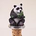 Panda Bear Bottle Stopper