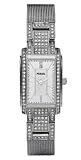 Fossil - Mesh Stainless Steel - Silver-Tone with Stones - ES2911
